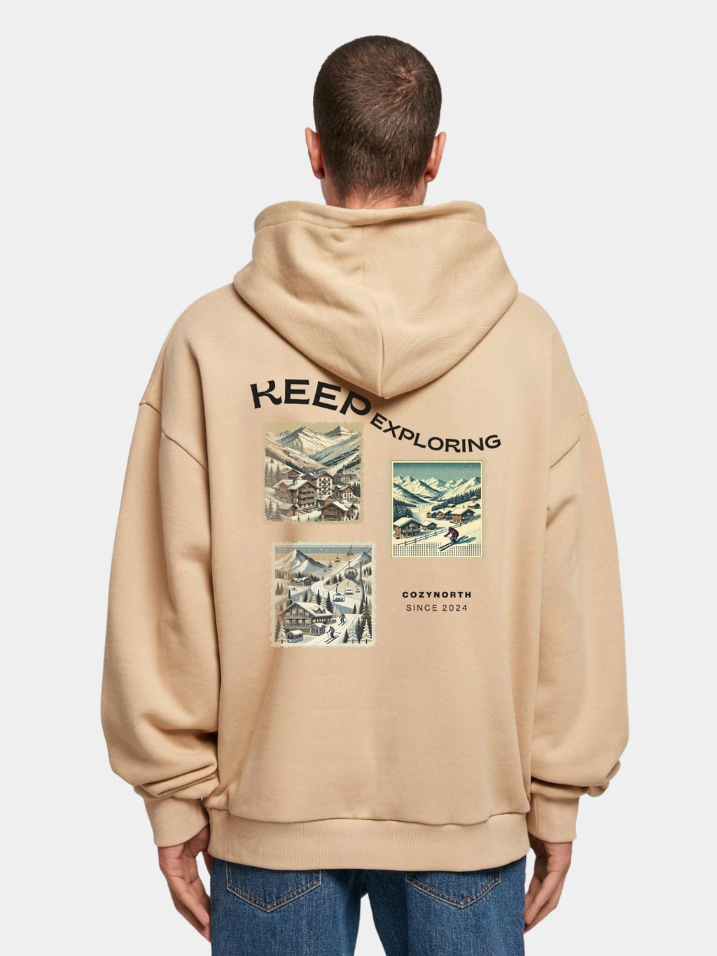 "Keep exploring" - Heavy Hoodie