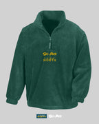 SKI&ROCK Retro Fleece i grönt framifrån