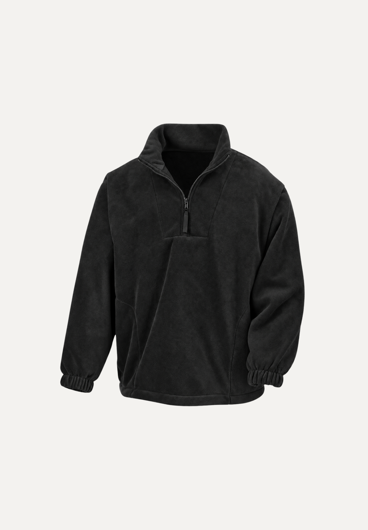 Fleece Half-zip - Svart